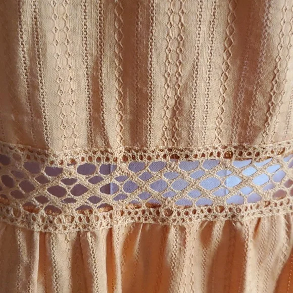 Knox Rose woman's orange buttondown dress size M - Picture 10 of 14